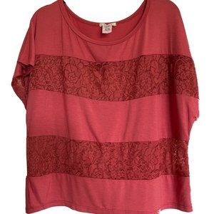 Nicolette Orange top Size L